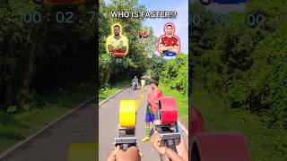 WHO IS FASTER!? | Ronaldo vs Neymar CHALLENGE #shorts #ronaldo #neymar #challenge