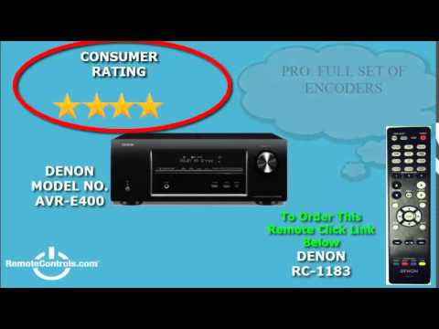 Review Denon  Home Theater Receiver with Apple AirPlay 7.1 Channel - AVR-E400