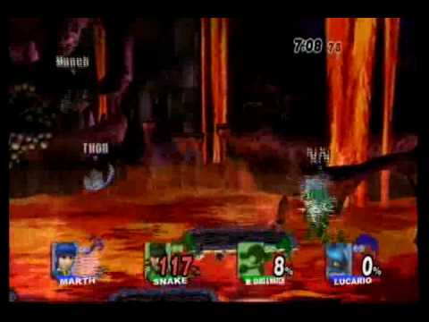 THOR (Lucario)/NiN (Marth) vs. Candy (Snake)/Boss (G&W) 2
