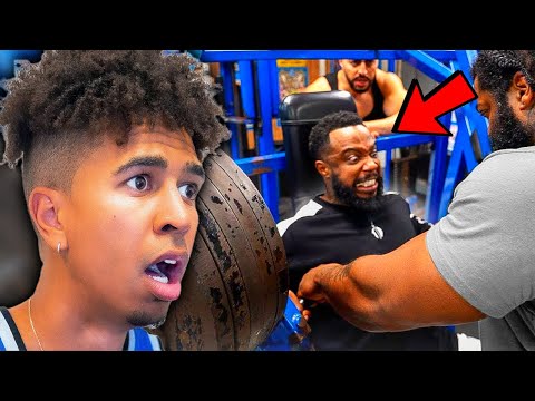 Reacting To CashNasty Going To DIAMOND GYM!