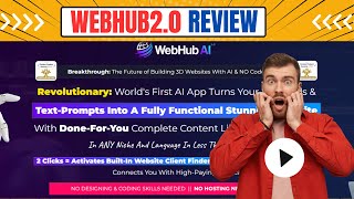 WebHub 2.0 Review & Demo - From Blank Page to Full Website in Seconds