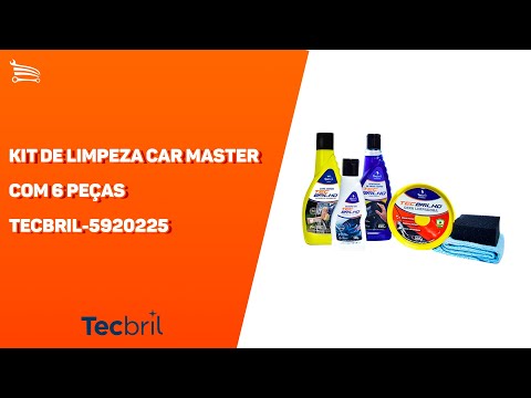 Kit de Limpeza Car Master com 6 Peças  - Video