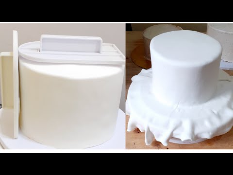 SIRI YA KUPAMBA KEKI KWA FONDANT HII HAPA/FONDANT CAKE TECHNIQUES