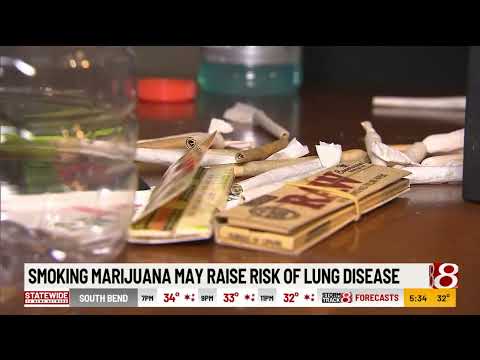 Smoking marijuana may raise risk of lung disease