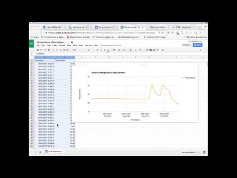 Getting data from Arduino into Google Spreadsheets using R