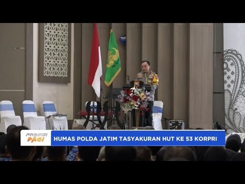 HUMAS POLDA JATIM TASYAKURAN HUT KE 53 KORPRI