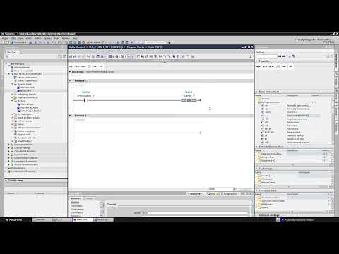 PLC Programming Course - Siemens TIA Portal Introduction - First Project