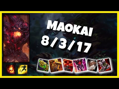 Maokai vs Sett KOREAN Challenger SUPPORT (8/3/17) - v10.25