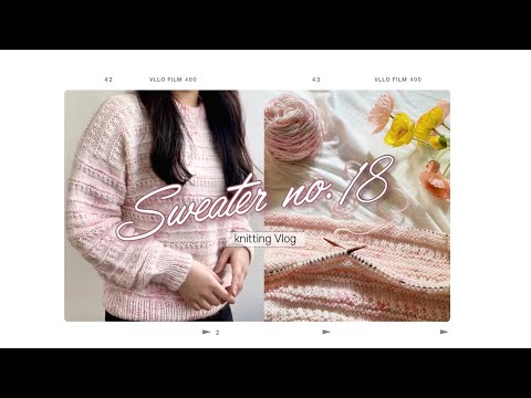 20. My favorite knitwear: Sweater no. 18 🌸 | Damong Studio Garnet Sparkle ✨