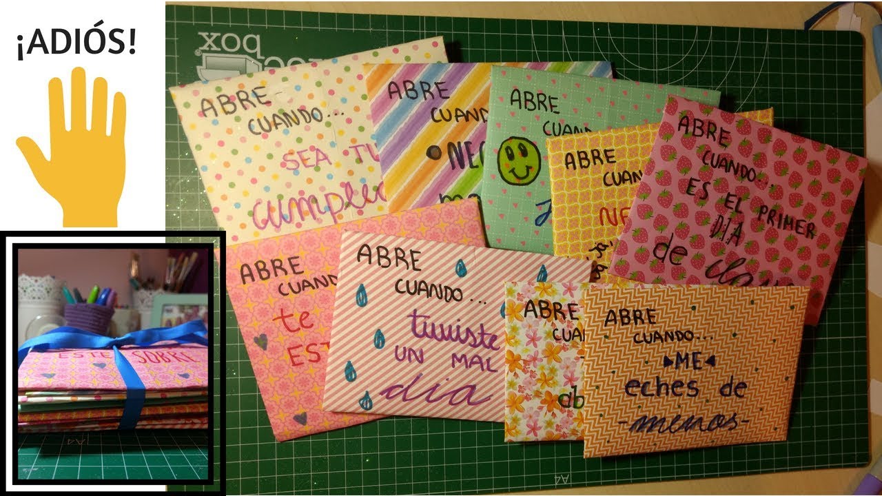 Watch Diy sobres Abrelo cuando//Regalo de despedida Now Diy sobres Abrelo cuando//Regalo de despedida