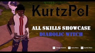 Kurtzpel Closed Alpha Test 1 | ALL SKILLS SHOWCASE PT. 2 | Diabolic Witch