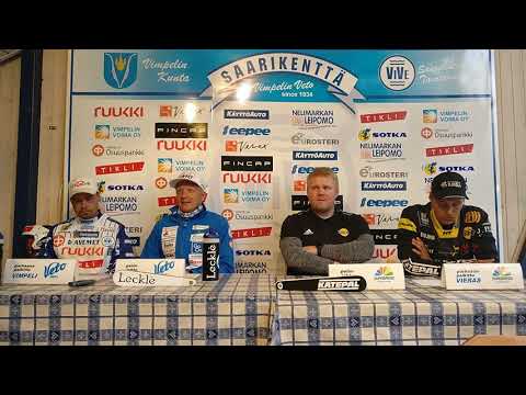 Lehdistötilaisuus: Vimpelin Veto - Siilinjärven Pesis 11.8.2019