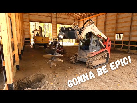 Digging & Pouring Footings for a Bridge Crane! (Dream Shop Build)