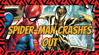 Spider-Man crashes out