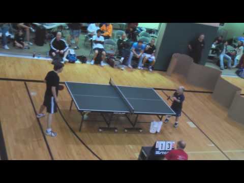 2010 Minnesota State Table Tennis Championships Open Singles Semi-Final 2 (Part 1/3)