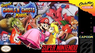 Super Ghouls 'n Ghosts - Super Mario Edition [SNES] (Sprite Hack)