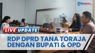 Rapat Dengar Pendapat DPRD Tana Toraja degan Bupati untuk Bahas Kasus Bunuh Diri di Kalangan Remaja