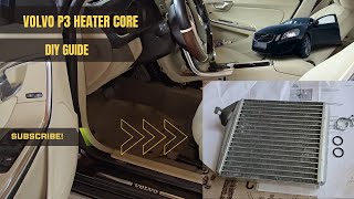Volvo P3 Heater Core DIY Replacement | Fix Poor Heating (V60, S60, XC60 and more)