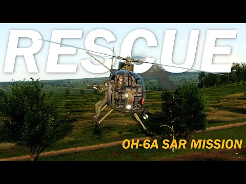 The Loach saves 2 Pilots! | DCS OH-6A CSAR Mission over East Germany