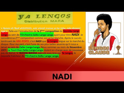 Nadi 1&2 Version Originale Une Des Plus Belles Plumes de Ya Lengos & Orchestre Zaïko Langa Langa