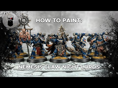 Contrast+ How to Paint: Nemesis Claw Night Lords Kill Team