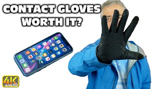 Are Touch Contact Smartphone Gloves Worth It? (4k UHD) #wintercamping