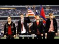 Big Time Rush Singing The National Anthem ...