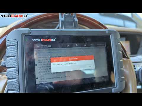 Mercedes-Benz S400: How to Turn On the Radiator Fan with YOUCANIC Scanner