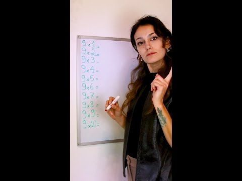 Tabellina del 9? Così la impari in un attimo 🤓