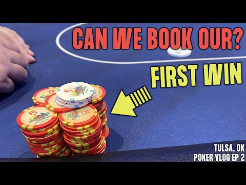 Trying to book our first VLOG win! Poker Vlog Ep #2