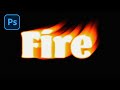 Fire Text Effect With Photoshop TUTORIAL