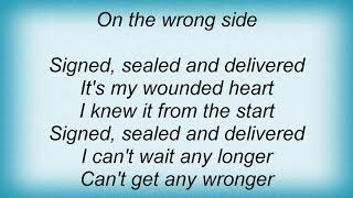 Sinner - Signed, Sealed &amp; Delivered Lyrics