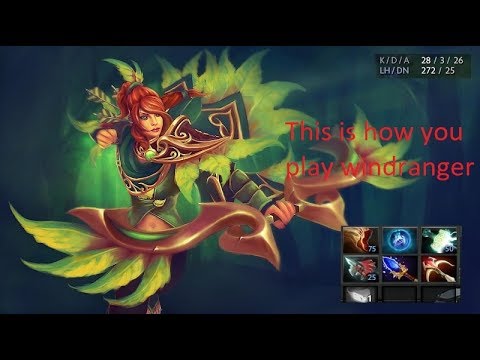 DOTA 2 - windranger and mirana are great combo 7.07