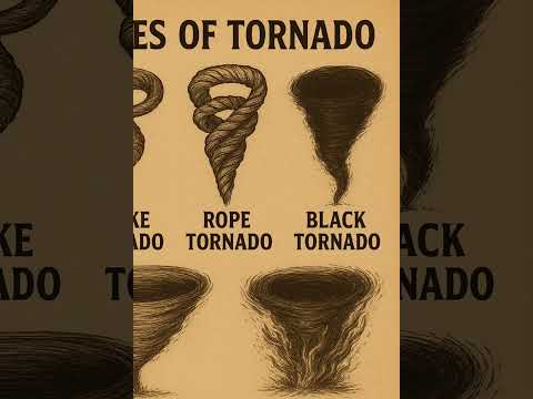 “TYPES OF TORNADO 🌪️ | Rope, Wedge, Multi-Vortex & the Most Powerful Storms Explained”