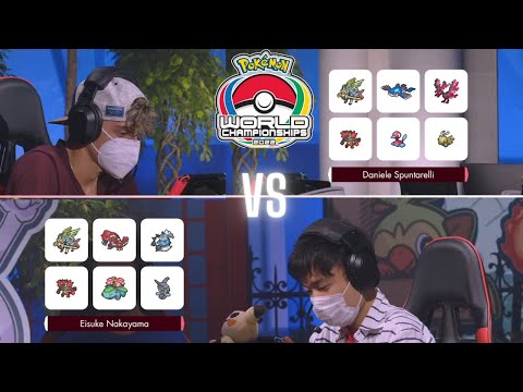 2022 Pokémon World Championship VGC Master Division Day2 Rnd4 Daniele Spuntarelli vs Eisuke Nakayama