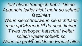19555 Pur - Wenn Du Gross Bist Lyrics