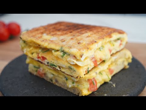 Recette du fameux EGG SANDWICH avec seulement 5 ingrédients, super pratique et gourmand