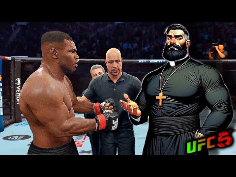 Mike Tyson vs. Father Elazar (EA sports UFC 4)