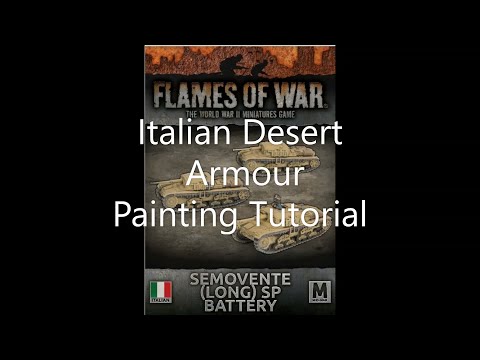 Italian Desert Armour Painting Tutorial