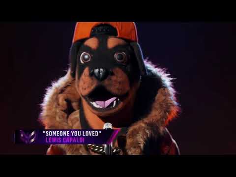 Masked singer Rottweiler preform someone you loved