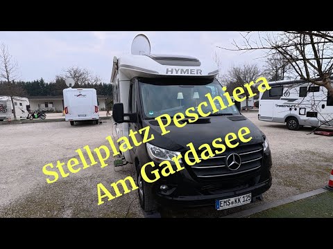 Überwintern in Italien, Rückreise über Peschiera am Gardasee.Teil 1 der Rückreise.