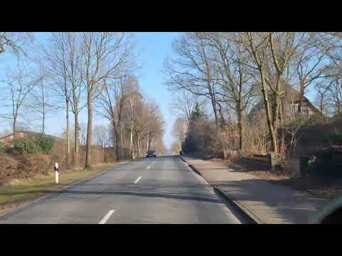 Fahrt nach Schneverdingen im Landkreis Heidekreis in Niedersachsen in Deutschland