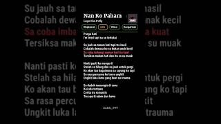 Download lagu LIRIK LAGU NAN KO PAHAM #liriklagu #music #viral #fyp #shorts mp3