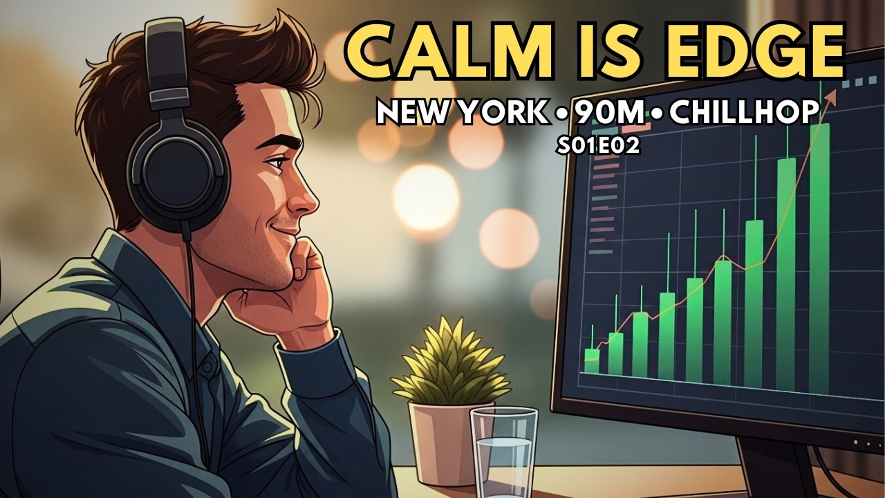 Trading Focus Session 90 Min — S01E02 | New York Open Chillhop | Confidence Without Ego