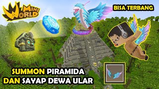 Download lagu CARA MEMBUAT SAYAP DEWA ULAR DAN SUMMON PIRAMIDA BISA TERBANG ! - MINI WORLD BLOCK ART ( TUTORIAL ) mp3