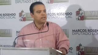 EL DIPUTADO MARCOS ROSENDO MEDINA FILIGRANA PRESENTARÁ UNA INICIATIVA  CON PROYECTO DE DECRETO  DOND