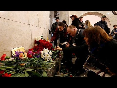 Russia pays tribute to St Petersburg metro bomb attack victims