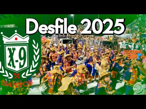 X9 A PIONEIRA 2025 - SANTOS - Bateria Magia Xisnoveana #BotaOFone #PioneiroNoVídeoDosBreques