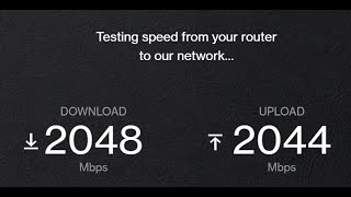 VeriZon fios Two 2 GiG Gibibyte Home Apt Apartment iSP Internet Speed Upgrade Test Look at Setup
