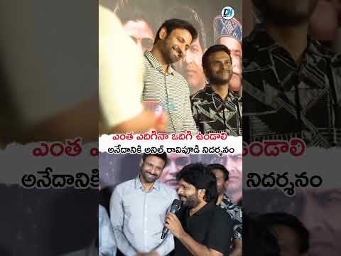 ఎంత ఎదిగినా ఒదిగి ఉండాలి👏👌Anil Ravipudi Great Words About Actor Sumanth | MAHENDRAGIRI VARAHI